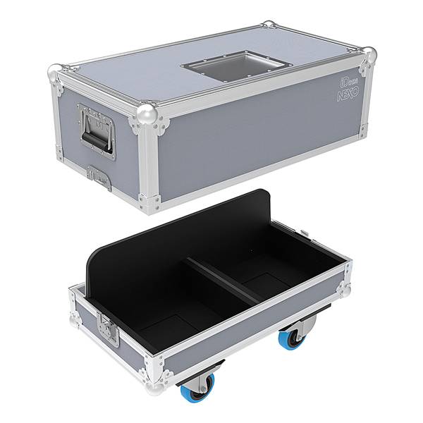 NEXO IDT-2CASE108 - Flight-Case für 2x IDS 108 Subwoofer & 2x DT-HBRK108 U-Bügel