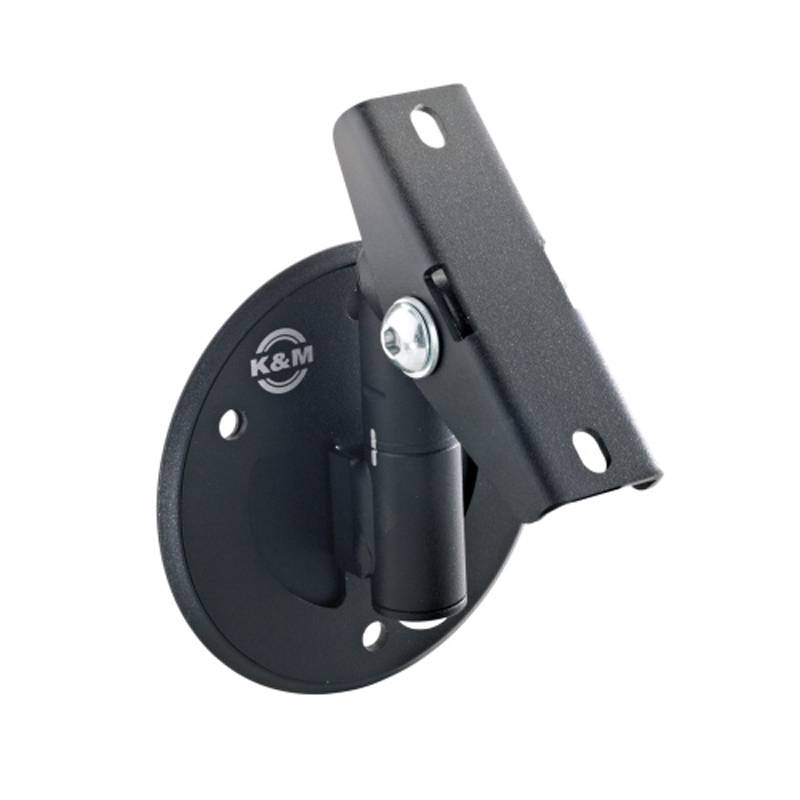 KOENIG & MEYER Universal Wandhalterung für Lautsprecherboxen (Aufnahmeplatte 100 x 90 mm | neig- und schwenkbar | max.