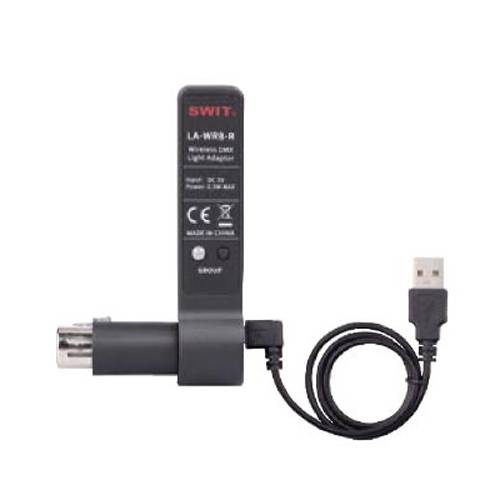 SWIT ELECTRONICS LA-WR8 RX - Wireless Pocket DMX-Controller Empfänger (2.4 GHz Funkfrequenz | 5-pol DMX512 XLR | bis zu