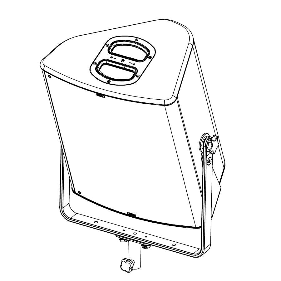 NEXO NT-VBRK15 - Vertikaler Flugrahmen für P15 Lautsprechersysteme