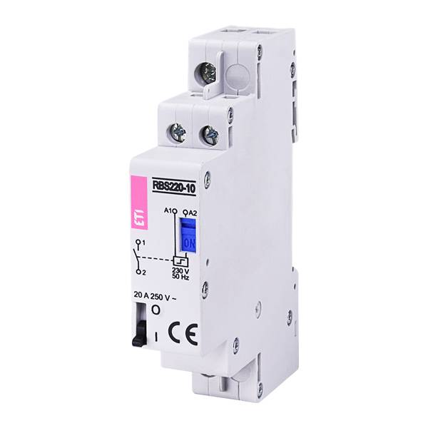 ETI 002464100 - Schalter RBS220-10-230V AC (AC | 230V | 20A | 50/60 Hz | 1p / 1-Modul)