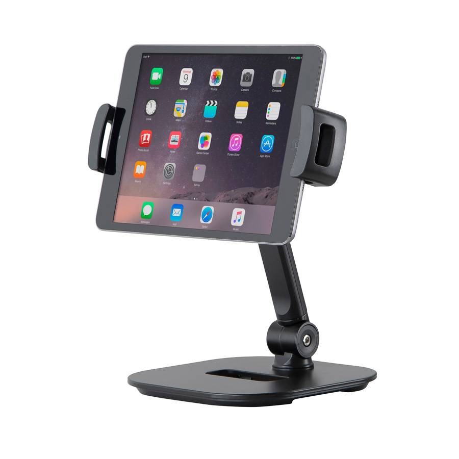 KOENIG & MEYER Smartphone und Tablet Tischstativ (Klemmbreite 130 - 224mm | 360° drehbar | stufenlos einstellbar) - in