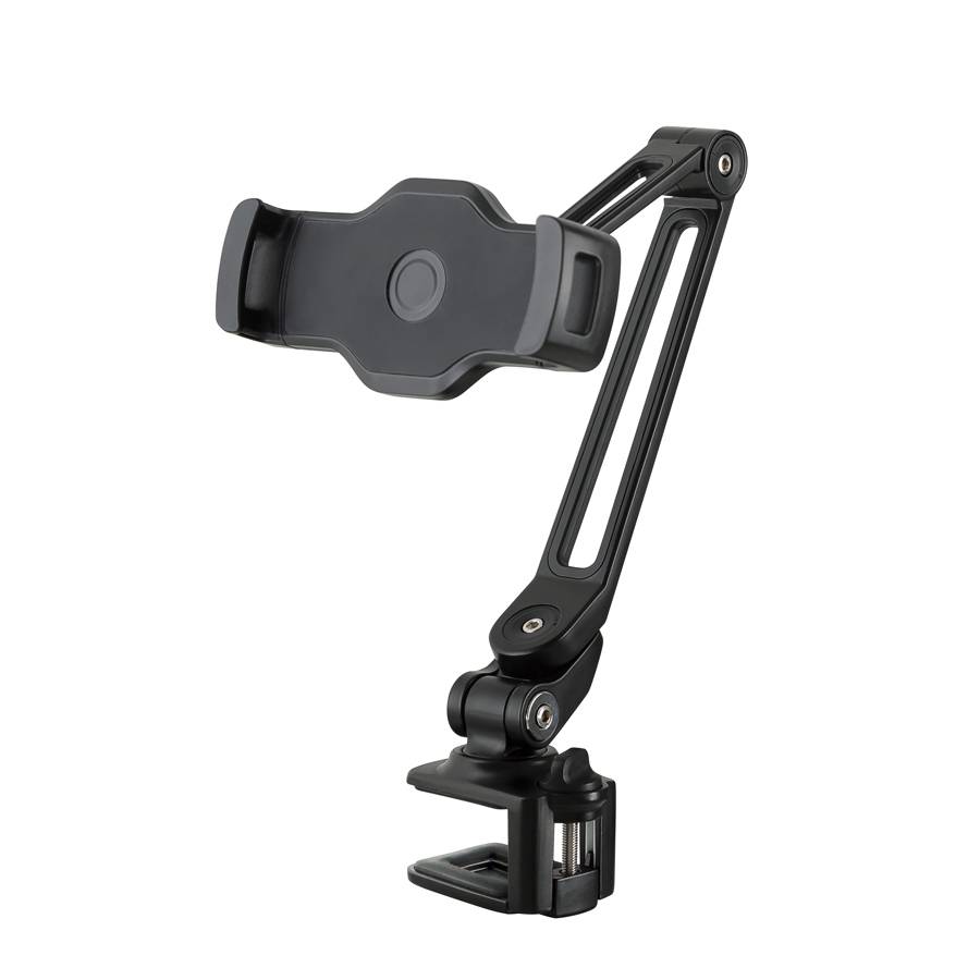 KOENIG & MEYER Tablet-PC-Halter mit Tischklemme (Klemmbreite 130 - 224mm | 360° drehbar | stufenlos einstellbar) - in