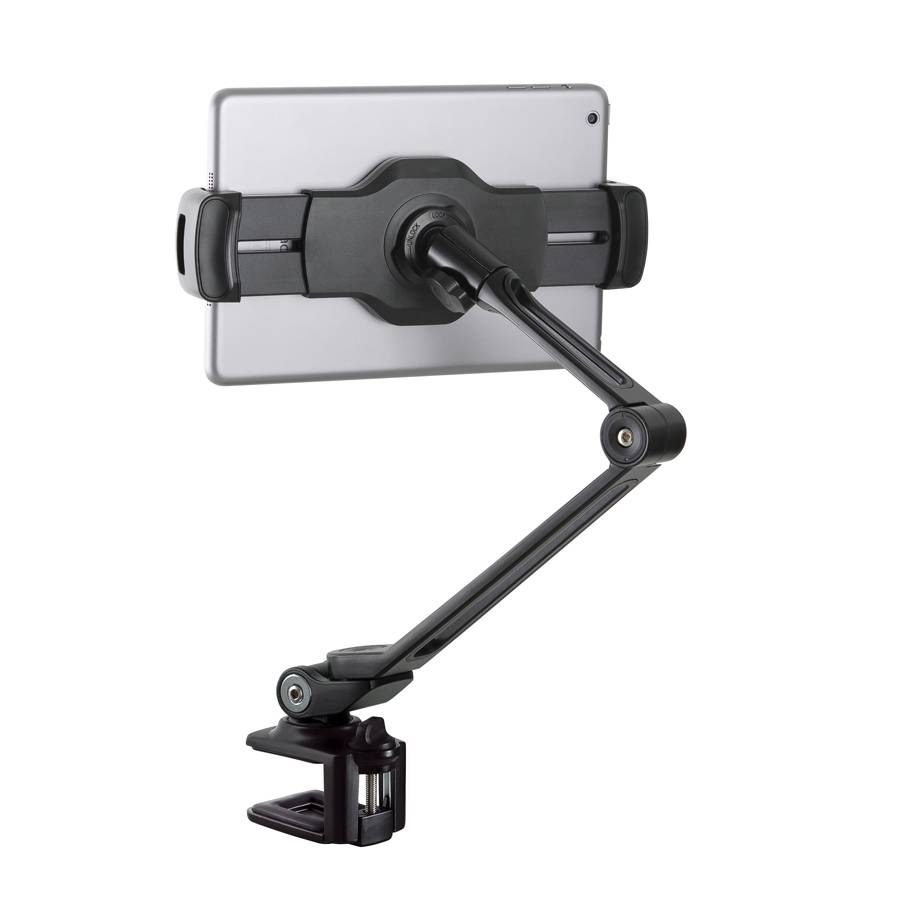 KOENIG & MEYER Tablet-PC-Halter mit Tischklemme (Klemmbreite 130 - 224mm | 360° drehbar | stufenlos einstellbar) - in