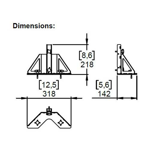 NEXO IDT-BPADAPT - Halterung für ID84 | ID84L | IDS312