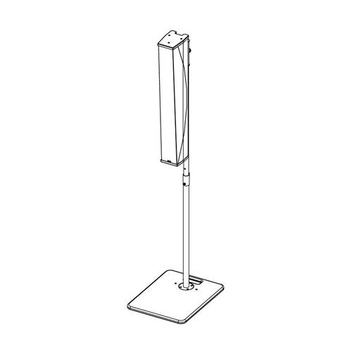 NEXO IDT-PLADAPT - Adapter für Mastbefestigung für ID84 | ID84L