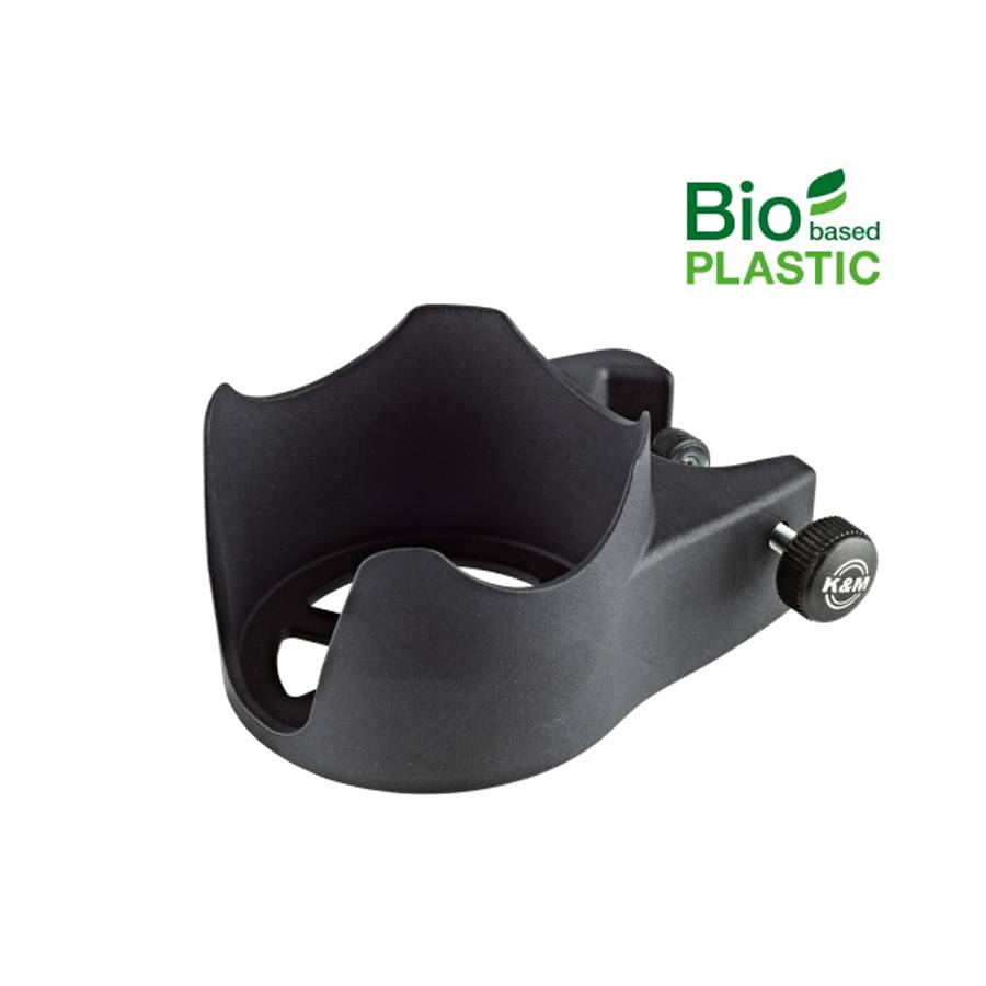 KOENIG & MEYER Getränkehalter "Biobased" (für Rohrdurchmesser von 11-30 mm | Innendurchmesser 95 mm) - in schwarz
