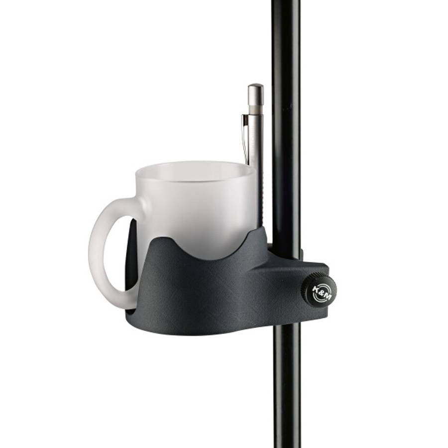 KOENIG & MEYER Getränkehalter "Biobased" (für Rohrdurchmesser von 11-30 mm | Innendurchmesser 95 mm) - in schwarz