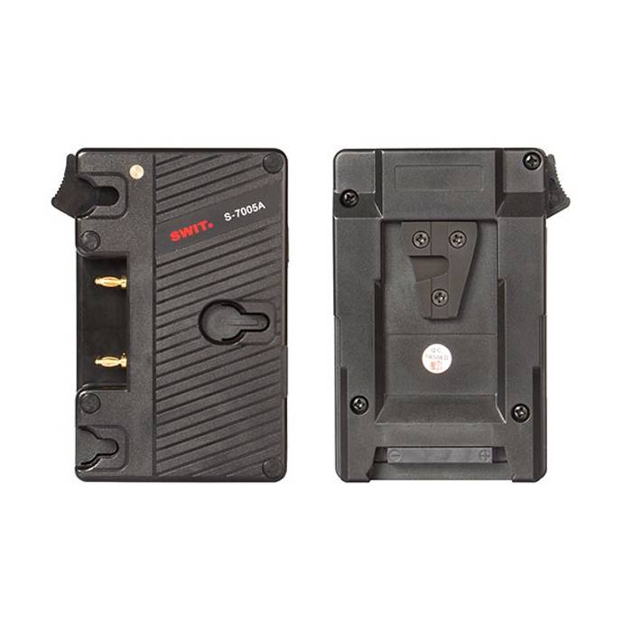 SWIT ELECTRONICS S-7005A - V-Mount auf Gold-Mount Akkuadapter - in schwarz