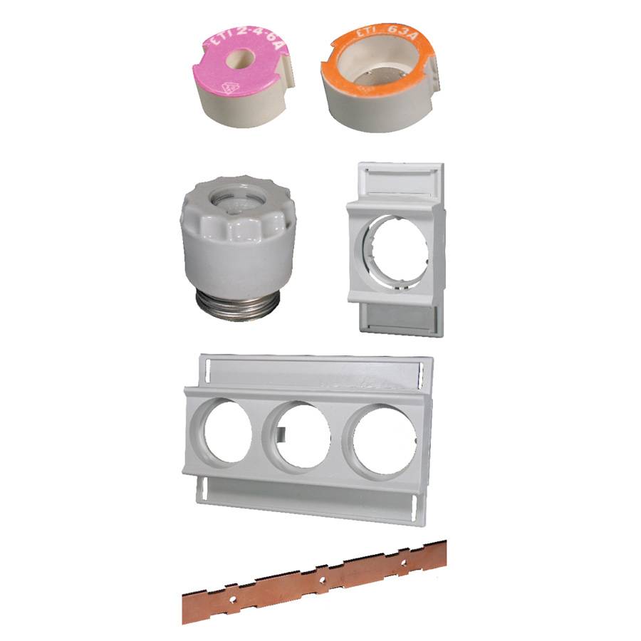 ETI 002333002 - Porzellan-Schraubkappe DIII E33 63A KDIII passend für Schraubkappe DIII