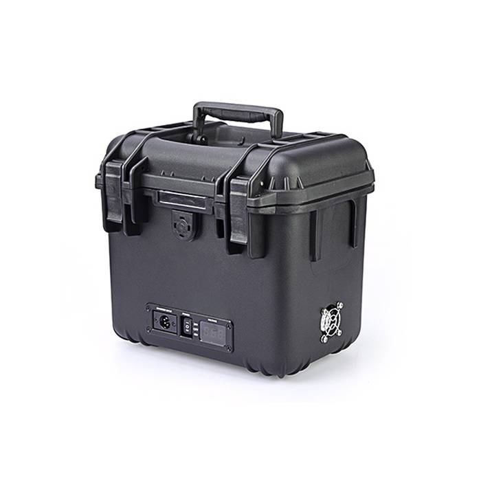 SWIT ELECTRONICS S-4040 - Power Station Box passend für 4x V-Mount Akkus (24V / 48V DC-Ausgang | Akkuspannungsanzeige |
