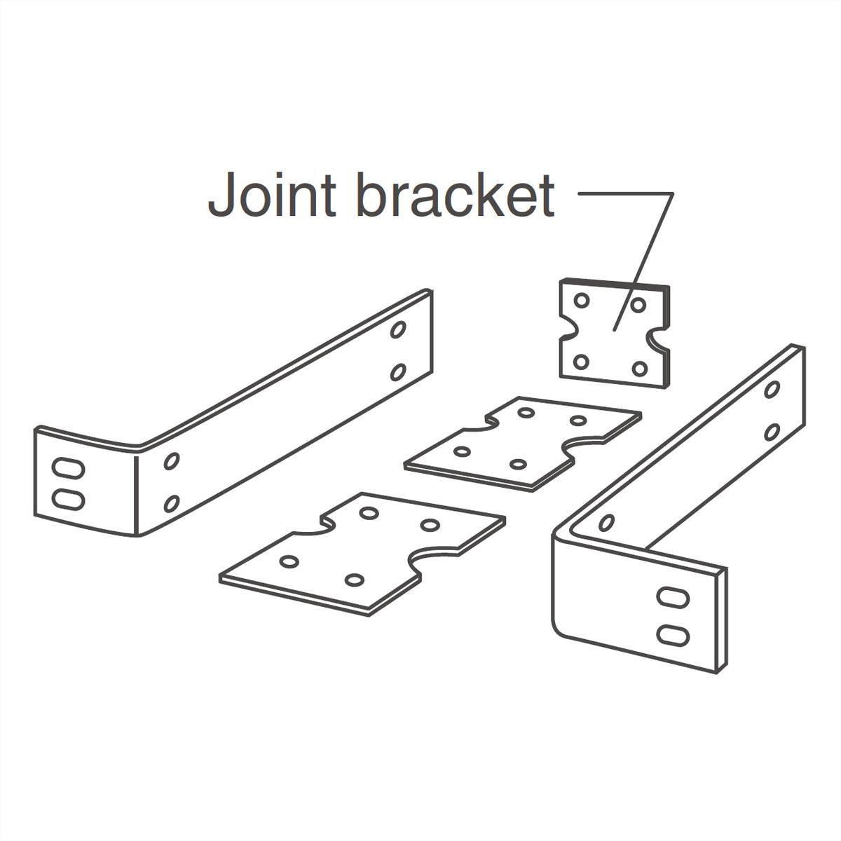 i-PRO WV-Q204/2S Bracket, Rack Mount Bracket