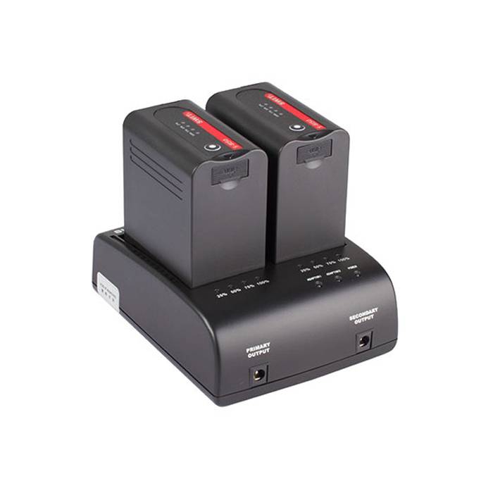 SWIT ELECTRONICS S-3602I - Dual-Ladegerät & Adapter für IDX SSL-JVC50 & SSL-JVC75 Series Akkus (Ladestrom 2x 1.8A |