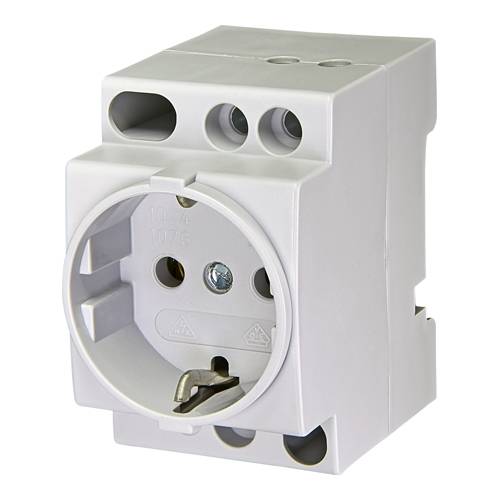 ETI 002414021 - Kunststoff SCHUKO-Sockel T-2P+Z schuko (Einheit 1 | 45 x 70 x 66 mm)