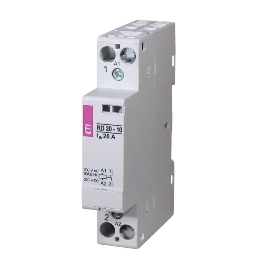 ETI 002464000 - Installationsschutz RD 20-10-230V AC/DC (AC/DC | 230V | 20A | 50/60 Hz | 1-polig | 1p / 1-Modul)
