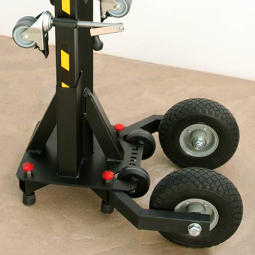 GUIL RD-02 - Radadapter-Set für unebenes Gelände wie Baustellen (geeignet für Teleskop-Lift ELC-730/R) - in schwarz