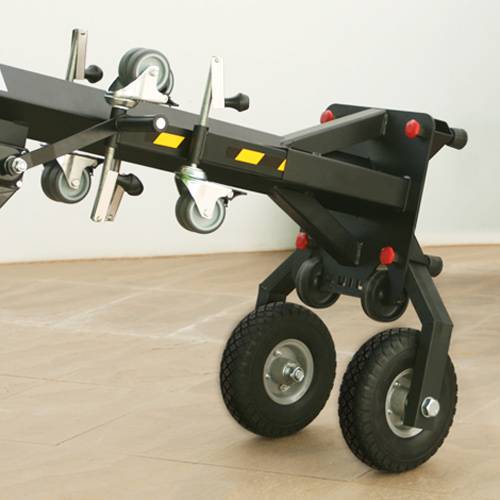 GUIL RD-02 - Radadapter-Set für unebenes Gelände wie Baustellen (geeignet für Teleskop-Lift ELC-730/R) - in schwarz
