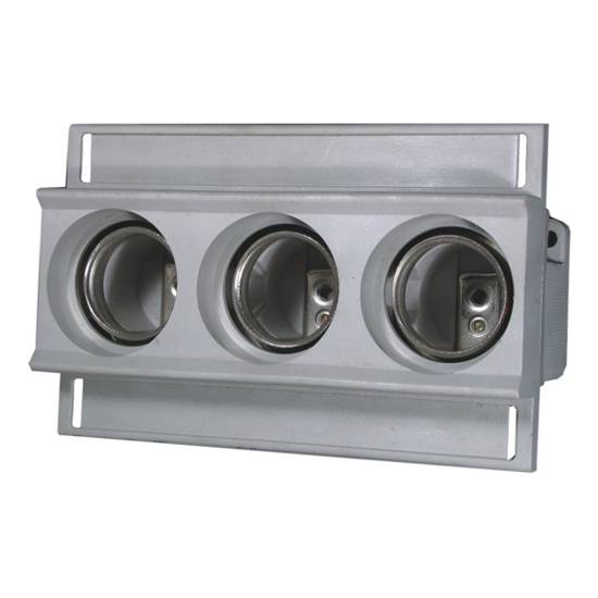 ETI 002323016 - Porzellan Sicherungssockel DIII E33 63A EZN 3-p+ZP (Größe: DII | Abmessungen: E33 | 500V | 63A | 3-polig