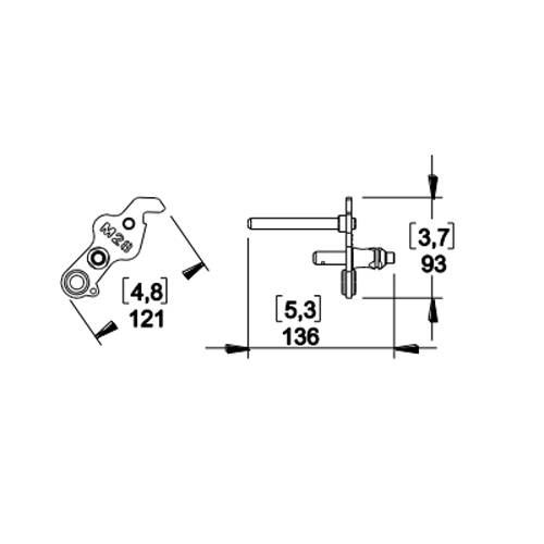 NEXO STT-M46TOM28 - Adapter zur Verbindung von M28 und BTBUMPER