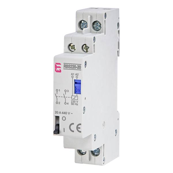 ETI 002464103 - Schalter RBS220-20-230V AC (AC | 230V | 20A | 50/60 Hz | 2p, 1-Modul)