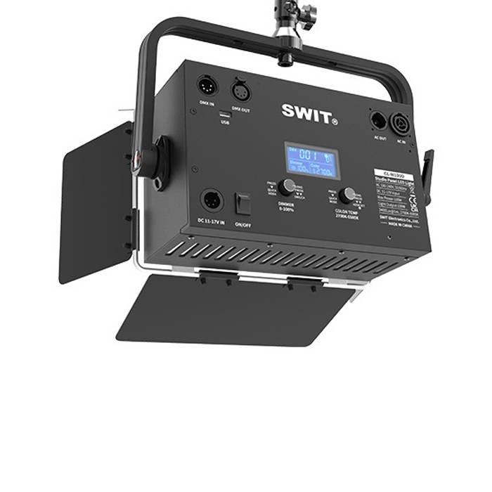 SWIT ELECTRONICS CL-M100D - Bi-Color Mini SMD Studio LED Panel Lechte mit DMX-Steuerung (100 Watt | 3.400 Lux | 2.700 -