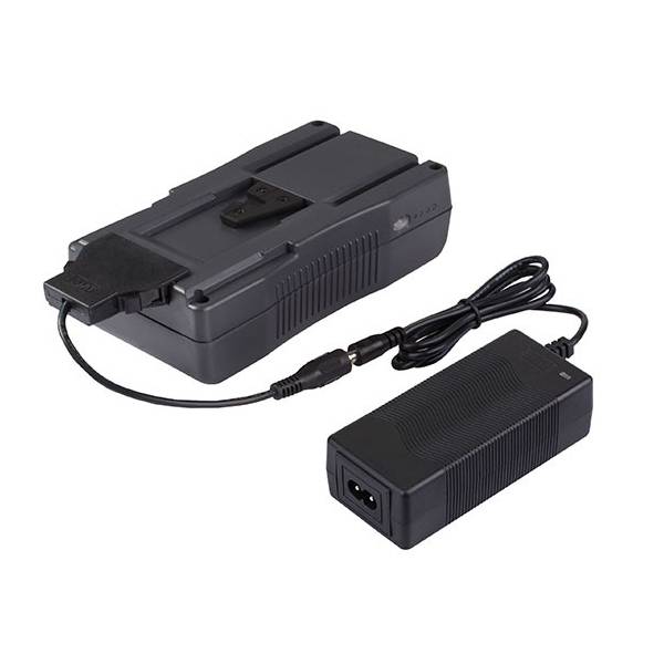 SWIT ELECTRONICS PC-U130S - Tragbares Schnellladegerät für V-Mount Akkus (Ladestrom 3A | Ladestandanzeige | DC-Ausgang)
