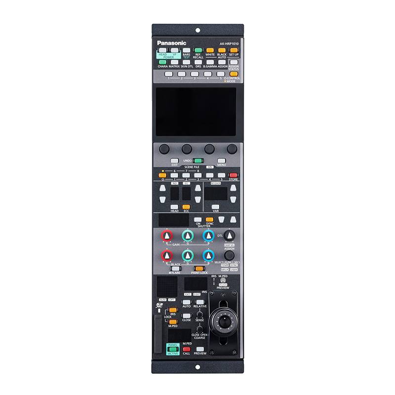 PANASONIC AK-HRP1010 - Remote-Bedienpanel für IP & PoE Steuerung (1/4" Rack | 3,5" LCD-Farb-Touchscreen | passend für