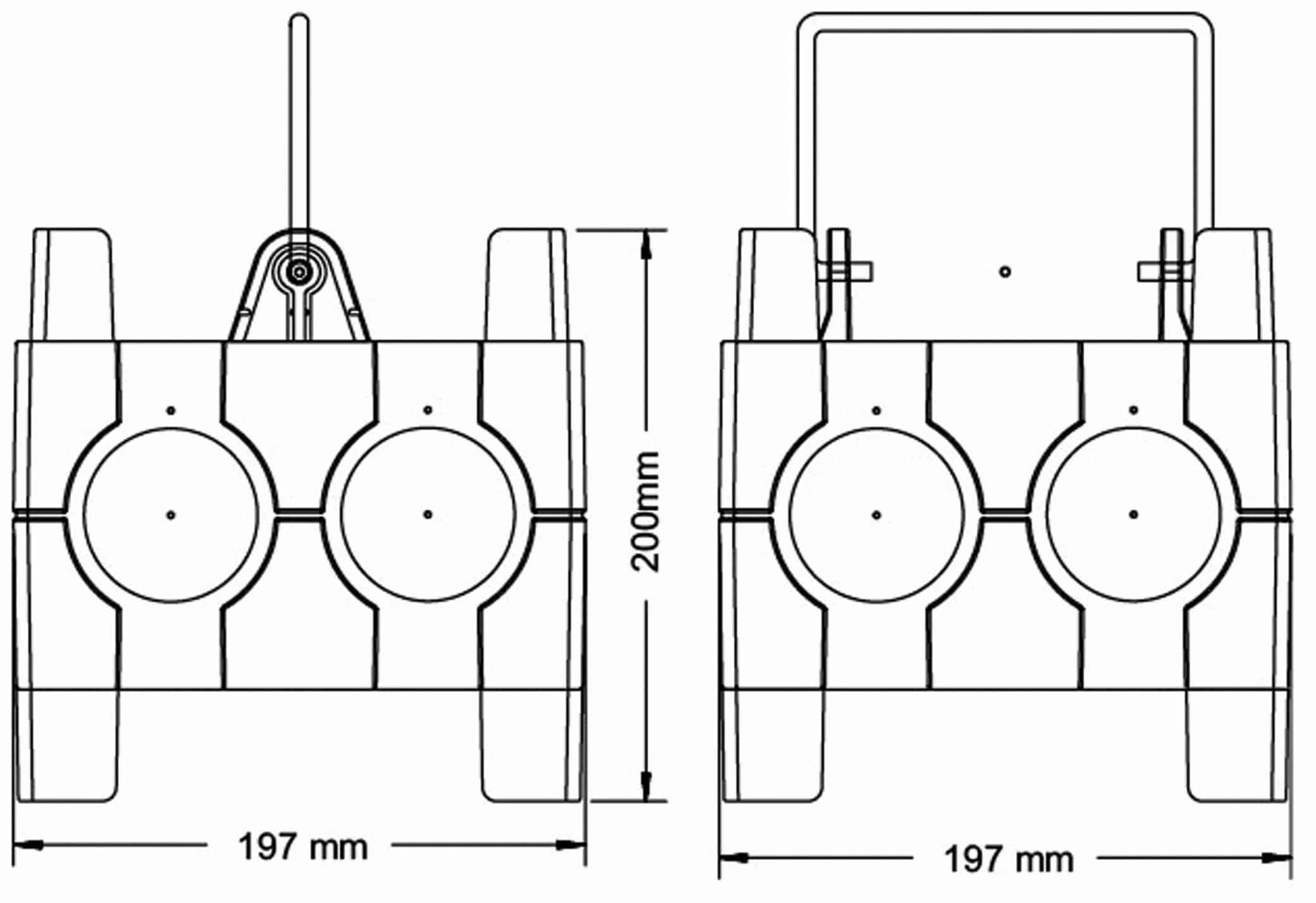 PCE Stromverteiler, IMST, 1x CEE 16A & CEE 32, 3x Schutzkontak-Steckdose