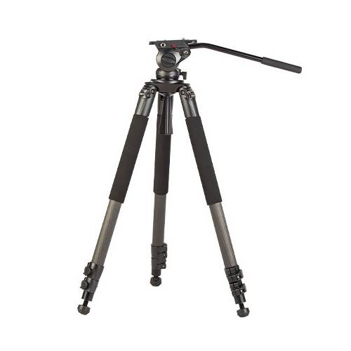 SWIT ELECTRONICS MUF100C - Höhenverstellbares Carbonfaser-Stativ mit Schwenkarm (Höhe: 40-170cm | Traglast: 10kg | 360°