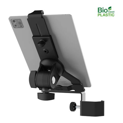 KOENIG & MEYER Tablet-PC-Halter "Biobased" (Klemmbereich 155 - 307mm | Höhe 155 - 307mm | neigbar) - in schwarz