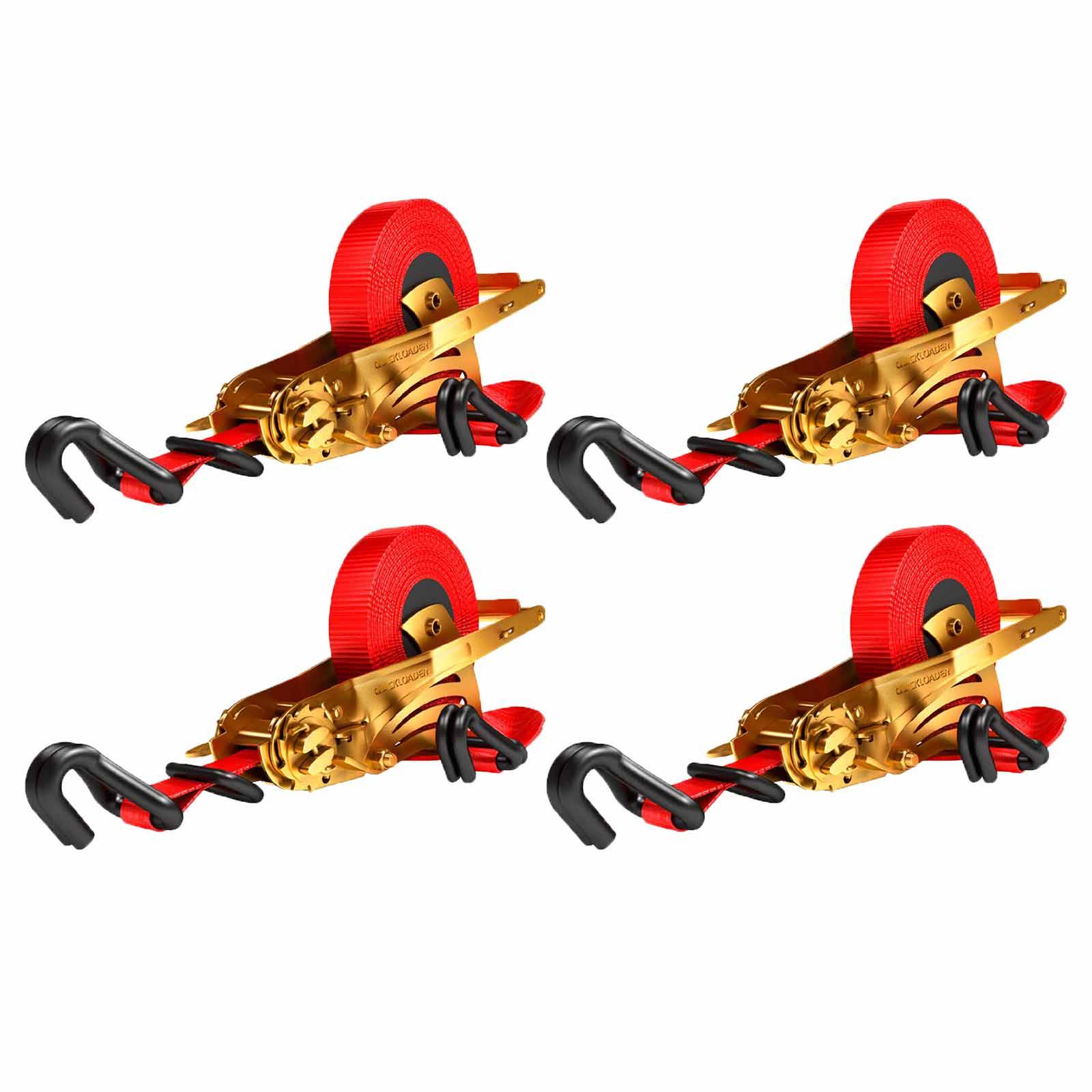 Kerbl Quickloader Automatik-Zurrgurt 5 Meter 4 Stück