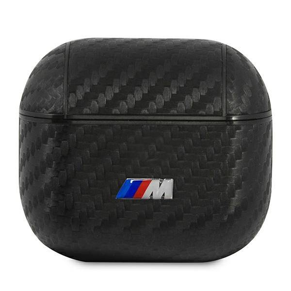 BMW Apple AirPods 3 Cover Schwarz Carbon M Collection Silikon Schutzhülle Case
