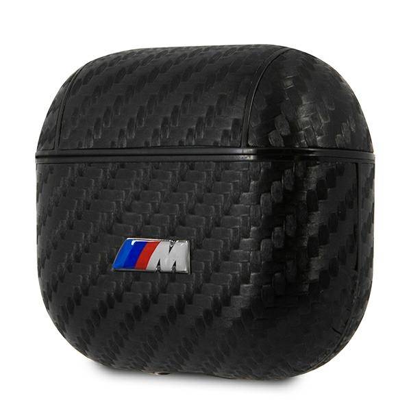 BMW Apple AirPods 3 Cover Schwarz Carbon M Collection Silikon Schutzhülle Case