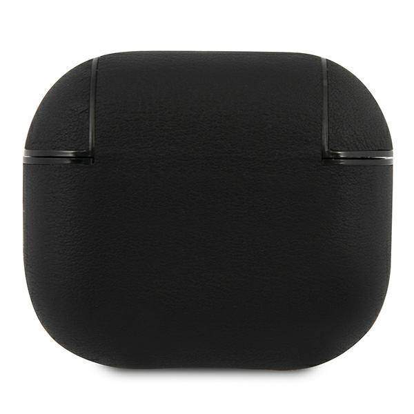BMW BMA3SSLBK AirPods 3 Hülle schwarz/schwarz Geniune Leder Silber Logo