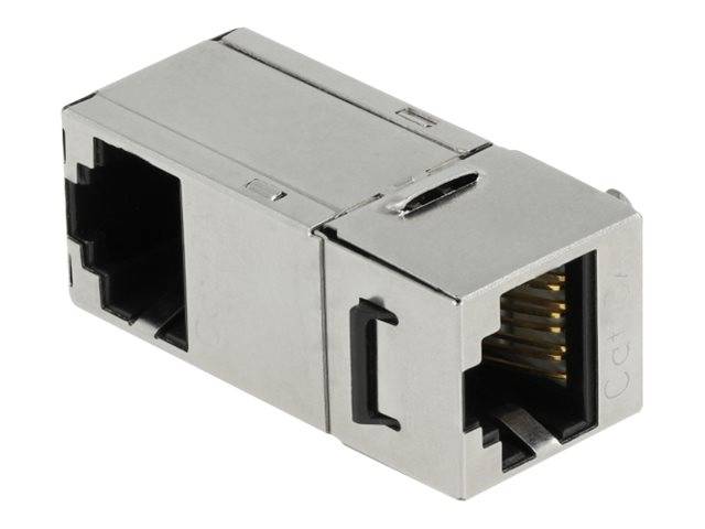 Delock Netzwerkkoppler - RJ-45 (W) zu RJ-45 (W) - gewinkelt - STP - CAT 6a