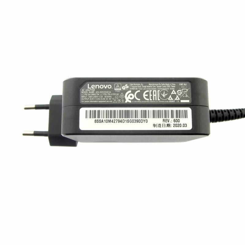 AC Adapter 20V 3,25A, 01FR142, Stecker 4.0 x 1.7 mm rund