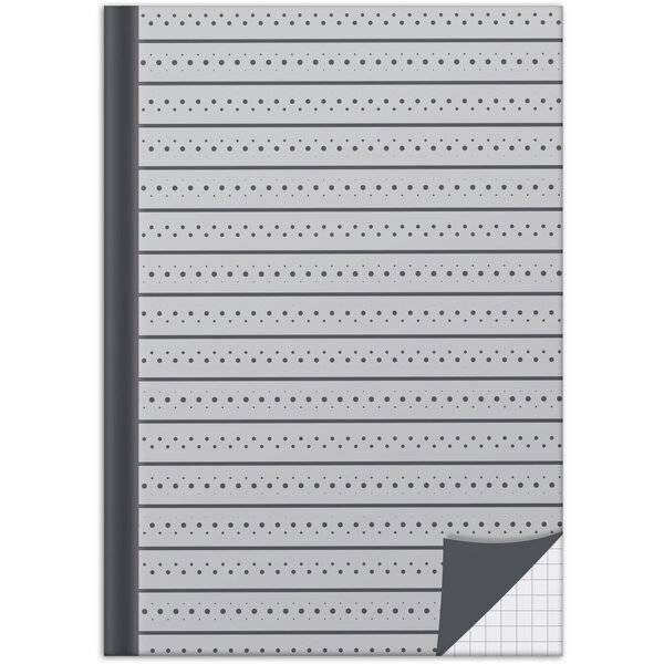 Notizbuch Grey - A5 kariert 96 Blatt.