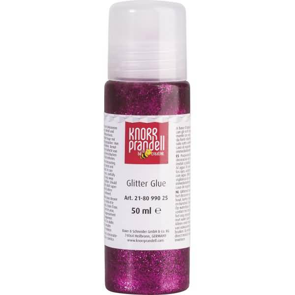 Glitter Glue 50 ml pink