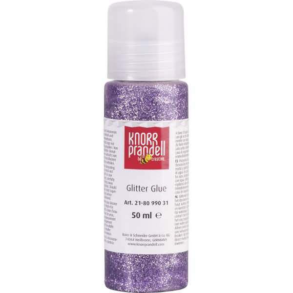 Glitter Glue 50 ml lila