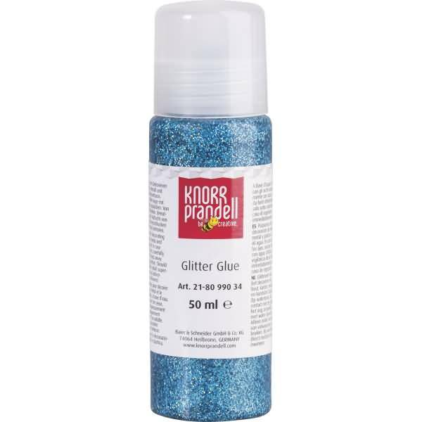 Glitter Glue 50 ml himmelblau