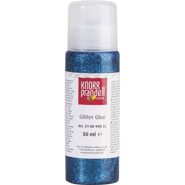 Glitter Glue 50 ml blau