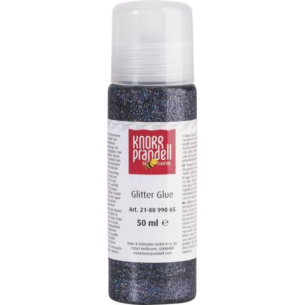 Glitter Glue 50 ml grau