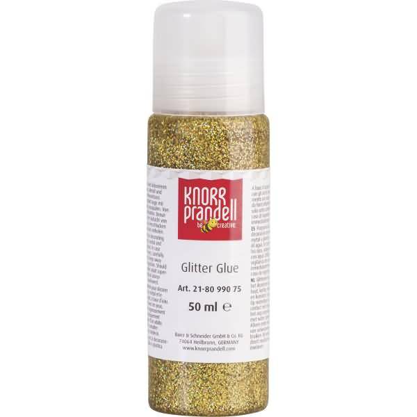 Glitter Glue 50 ml gold/regenbogen