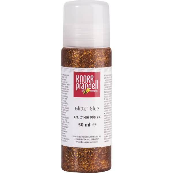 Glitter Glue 50 ml kupfer