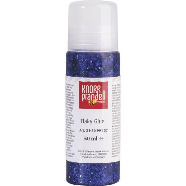 Glitzerfarbe Flaky Glue 50ml dunkelblau