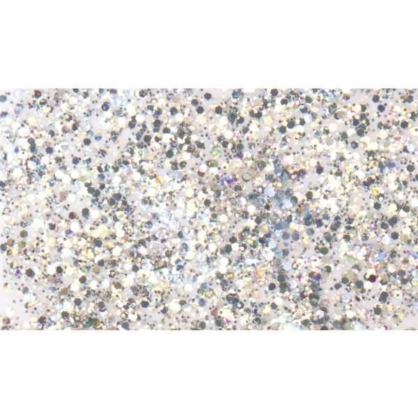 Glitzerfarbe Flaky Glue 50ml silber/regenbogen