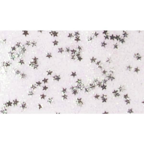 Glitterfarbe Konfetti Glue 50ml Sterne silber