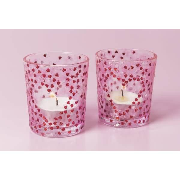 Glitterfarbe Konfetti Glue 50ml Herzen rot