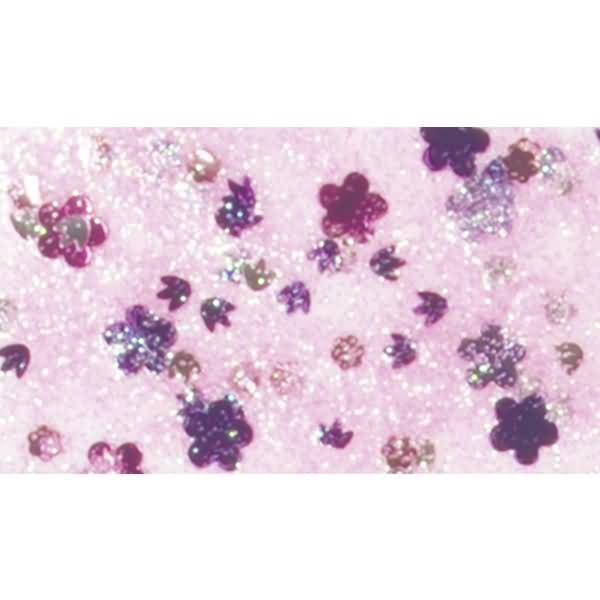 Glitterfarbe Konfetti Glue 50ml Blumen pink