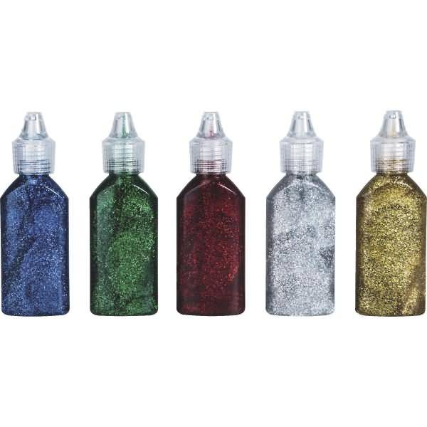 Glitterfarbe Glue Set 3x30ml Basic